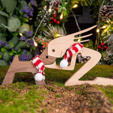 Afbeelding in Gallery-weergave laden, Dierenliefhebber - Tafelornamenten met houten sculptuur
