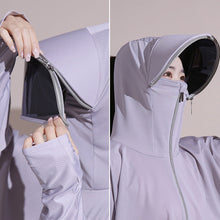 Afbeelding in Gallery-weergave laden, Ice silk windjack met uv-bescherming en capuchon
