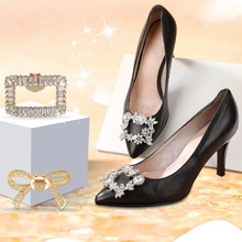 Afbeelding in Gallery-weergave laden, Afneembare strass hoge hak schoenen gesp
