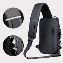 Afbeelding in Gallery-weergave laden, USB-opladen Sport Sling Anti-diefstal schoudertas
