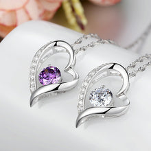 Afbeelding in Gallery-weergave laden, Ketting met kristallen hart
