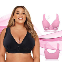 Afbeelding in Gallery-weergave laden, Plus size voorsluiting elastische push-up comfort bh

