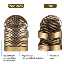 Afbeelding in Gallery-weergave laden, Naai-vingerbeschermer voor vingerhoed
