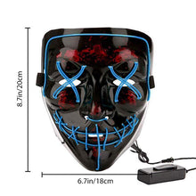 Afbeelding in Gallery-weergave laden, Halloween - LED lichtgevend masker
