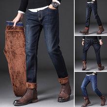 Afbeelding in Gallery-weergave laden, Male Loose Stretchy Denim Straight Pants
