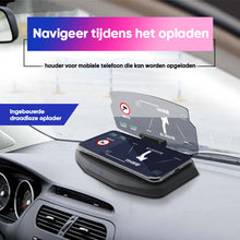 Afbeelding in Gallery-weergave laden, HUD-navigatieprojector met draadloos opladen

