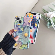 Afbeelding in Gallery-weergave laden, iPhone kleurrijk olieverfschilderij prachtige telefoonhoes
