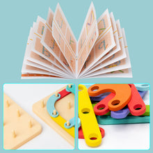 Afbeelding in Gallery-weergave laden, Montessori Pegboard-puzzel
