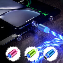 Afbeelding in Gallery-weergave laden, LED Magnetische 3 in 1 USB-oplaadkabel
