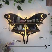 Afbeelding in Gallery-weergave laden, Luna Moth Plank met lamp
