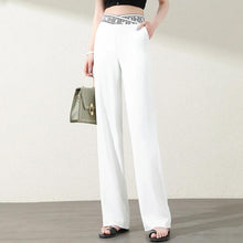 Afbeelding in Gallery-weergave laden, Pantalon met elastische tailleband

