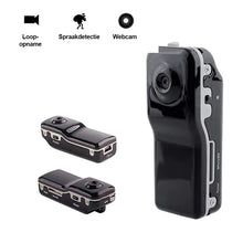 Afbeelding in Gallery-weergave laden, MD80 mini-zakcamera
