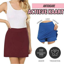 Afbeelding in Gallery-weergave laden, A-lijn korte rok met hoge taille
