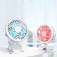 Afbeelding in Gallery-weergave laden, Draagbare stille clipventilator met 360 ° rotatie
