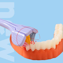 Afbeelding in Gallery-weergave laden, V-shaped Three-sided Toothbrush
