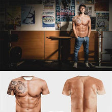 Afbeelding in Gallery-weergave laden, T-shirt met spiertattoo
