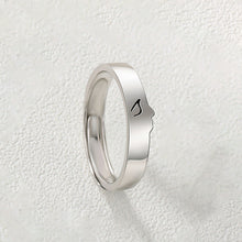 Afbeelding in Gallery-weergave laden, One Kiss Sterling Silver Couple Rings Valentijnsdag Cadeau gids
