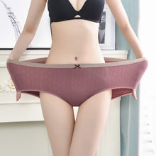 Afbeelding in Gallery-weergave laden, Plus maat katoenen middelhoge taille comfortabele ademende dames slip
