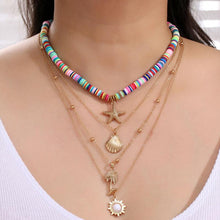 Afbeelding in Gallery-weergave laden, Meerlagige Y-vormige hanger ketting
