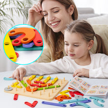 Afbeelding in Gallery-weergave laden, Montessori Pegboard-puzzel
