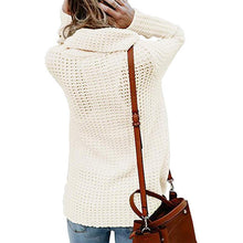 Afbeelding in Gallery-weergave laden, Irregular Ladies High Collar Sweater
