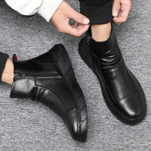 Afbeelding in Gallery-weergave laden, High-top leren Martin-laarzen in Britse stijl voor heren
