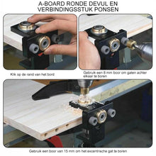 Afbeelding in Gallery-weergave laden, 3 in 1  verstelbare houtbewerking boorzoeker ponsgereedschap
