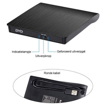 Afbeelding in Gallery-weergave laden, Externe USB-cd-drive
