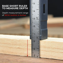 Afbeelding in Gallery-weergave laden, Detachable Adjustable Angle Woodworking Triangle Ruler
