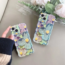 Afbeelding in Gallery-weergave laden, iPhone kleurrijk olieverfschilderij prachtige telefoonhoes
