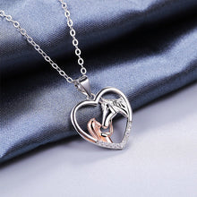 Afbeelding in Gallery-weergave laden, Meisje en paard ketting ketting
