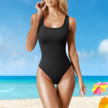 Afbeelding in Gallery-weergave laden, Mouwloze tanktopbody met lage hals
