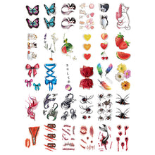 Afbeelding in Gallery-weergave laden, 3D-stereotattoo-sticker
