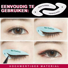 Afbeelding in Gallery-weergave laden, Snelle Eyeliner Oogschaduw Stencils
