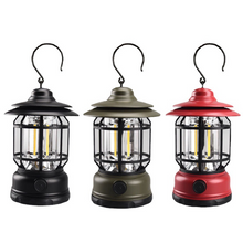 Afbeelding in Gallery-weergave laden, Draagbare retro-kampeer lamp
