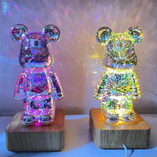 Afbeelding in Gallery-weergave laden, 3D Fireworks Bear Lights
