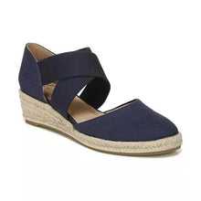 Afbeelding in Gallery-weergave laden, Sandalen met sleehak van hennep touw
