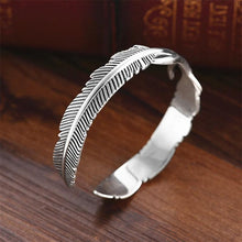 Afbeelding in Gallery-weergave laden, Zilveren veerarmband

