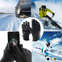Afbeelding in Gallery-weergave laden, Warme waterdichte handschoenen met touchscreen
