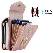 Afbeelding in Gallery-weergave laden, Embossed Leather Wallet Case for Samsung Galaxy Z Flip4 Flip3
