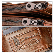 Afbeelding in Gallery-weergave laden, Dames echt lederen clutch lange geld portemonnee
