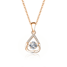 Afbeelding in Gallery-weergave laden, Glittrande Zirconia Heart Halsband
