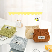 Afbeelding in Gallery-weergave laden, Corduroy elastische haarband organisator
