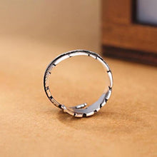 Afbeelding in Gallery-weergave laden, Vintage veren open ring

