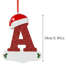 Afbeelding in Gallery-weergave laden, Gepersonaliseerde Kerstmis 24 letter ornamenten
