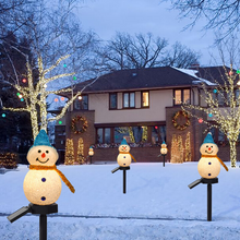 Afbeelding in Gallery-weergave laden, Waterdichte zonne-sneeuwmanlamp
