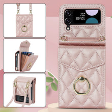 Afbeelding in Gallery-weergave laden, Embossed Leather Wallet Case for Samsung Galaxy Z Flip4 Flip3
