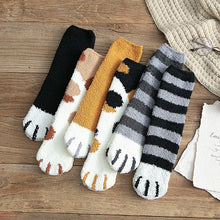 Afbeelding in Gallery-weergave laden, 😺🧦Dikke warme schattige kattenklauwvloersokken
