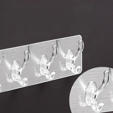 Afbeelding in Gallery-weergave laden, Transparent adhesive 5 hooks
