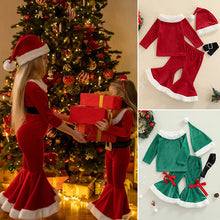 Afbeelding in Gallery-weergave laden, Fluwelen herfstoutfits voor kerstman

